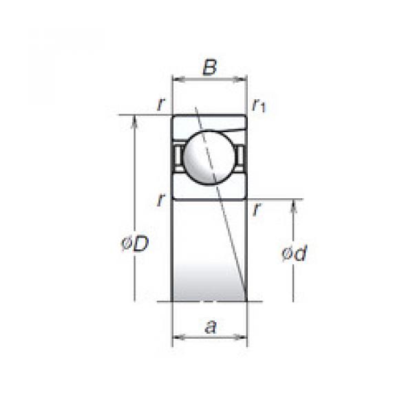 Bearing 708A NSK #1 image