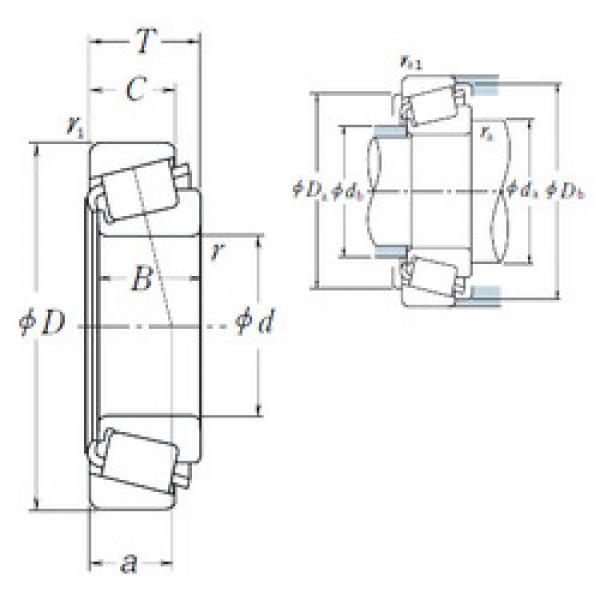 Bearing 6461/6420 NSK #1 image