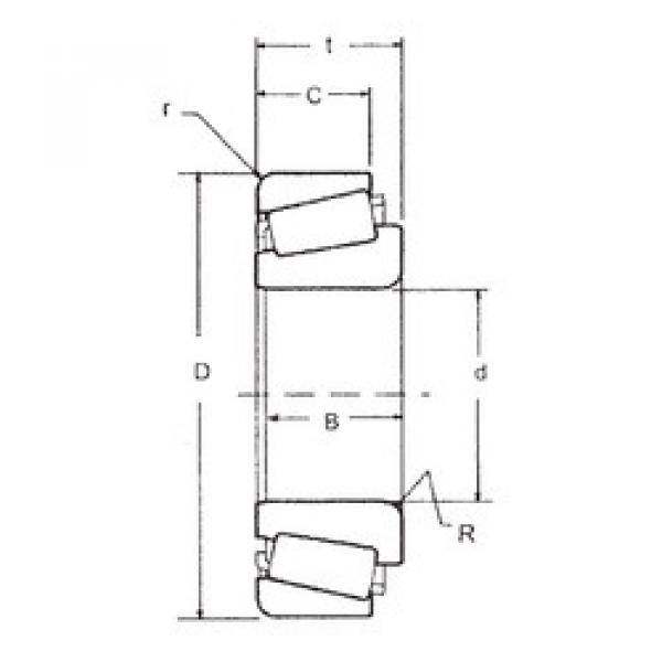 Bearing 72201C/72487 FBJ #1 image