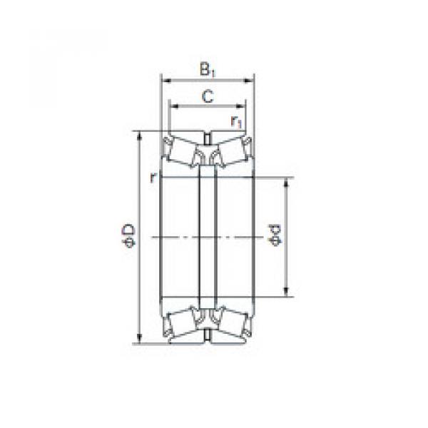 Bearing 75KBE22 NACHI #1 image