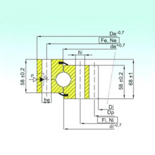 Bearing ZB1.25.1644.400-1SPPN ISB #1 image