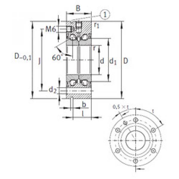 Bearing ZKLF2068-2RS INA #1 image