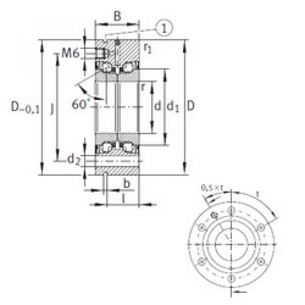 Bearing ZKLF2575-2RS-PE INA #1 image