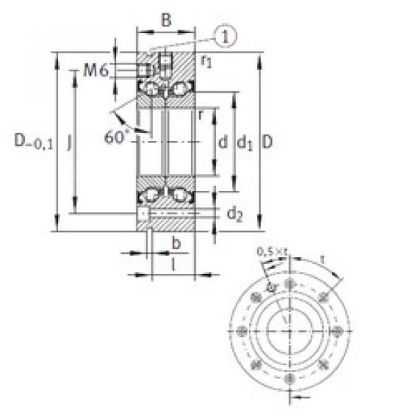 Bearing ZKLF70155-2Z INA #1 image