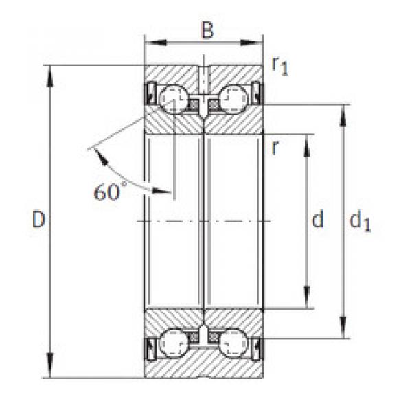 Bearing ZKLN1545-2RS INA #1 image