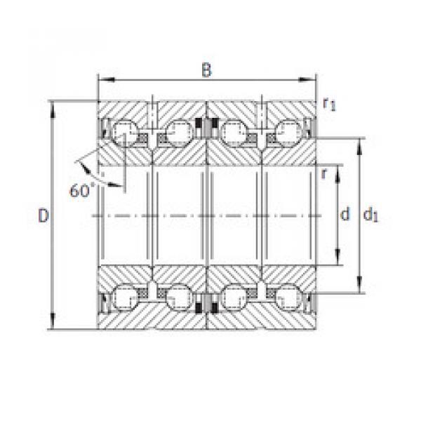 Bearing ZKLN4075-2RS-2AP INA #1 image