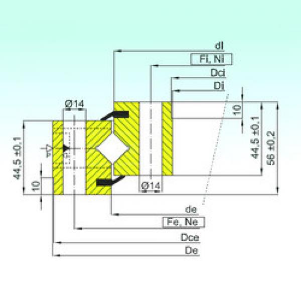 Bearing NR1.14.0844.200-1PPN ISB #1 image