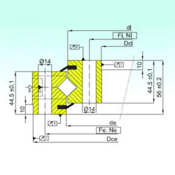 Bearing NR1.14.0414.201-3PPN ISB #1 image