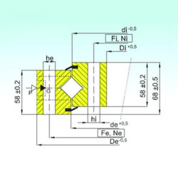 Bearing NR1.16.1204.400-1PPN ISB #1 image