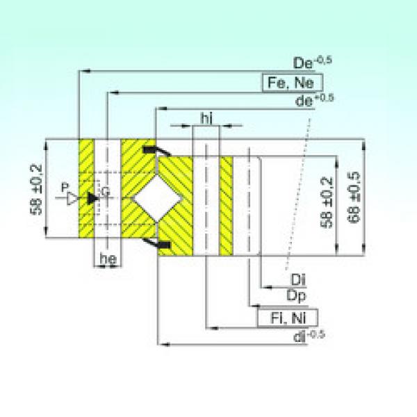 Bearing ZR1.16.1424.400-1SPPN ISB #1 image