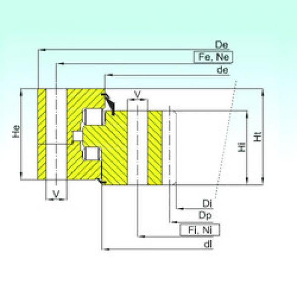 Bearing ZR3.40.2800.400-1SPPN ISB #1 image