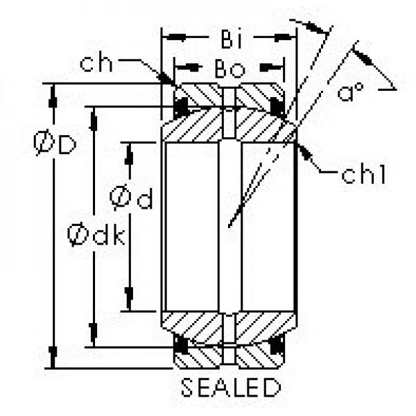 Bearing GEZ69ES-2RS AST #1 image