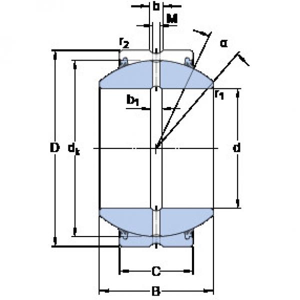 Bearing GEZH 204 ES-2RS SKF #1 image