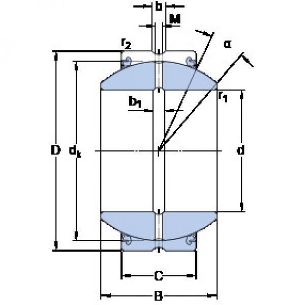 Bearing GEZH 200 ES-2LS SKF #1 image