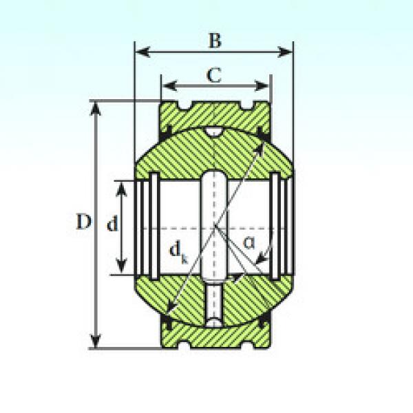 Bearing GEK 25 XS 2RS ISB #1 image