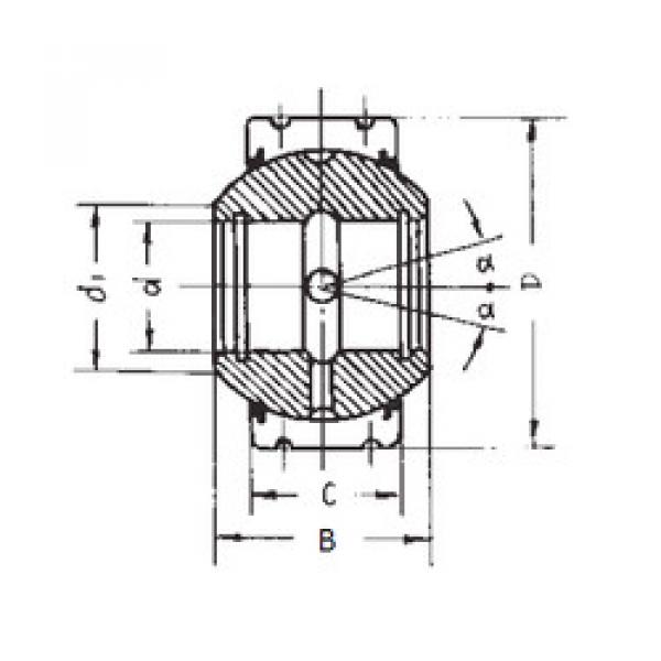 Bearing GEK30XS-2RS FBJ #1 image