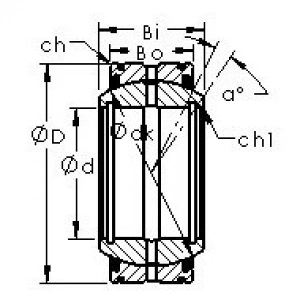 Bearing GEK25XS-2RS AST #1 image