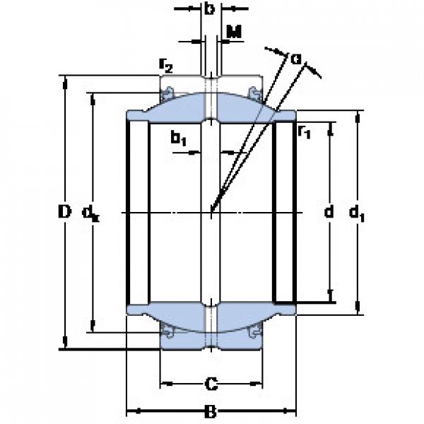 Bearing GEZM 204 ES-2LS SKF #1 image