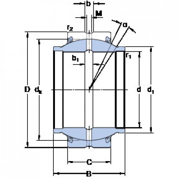 Bearing GEM 60 ES-2RS SKF #1 image