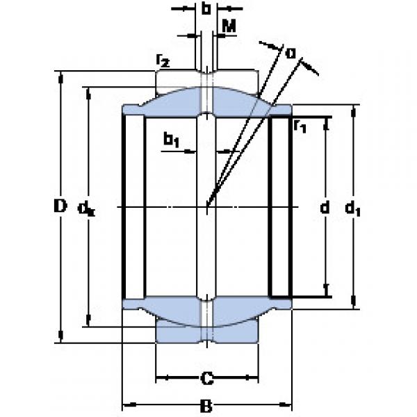 Bearing GEZM 106 ES SKF #1 image