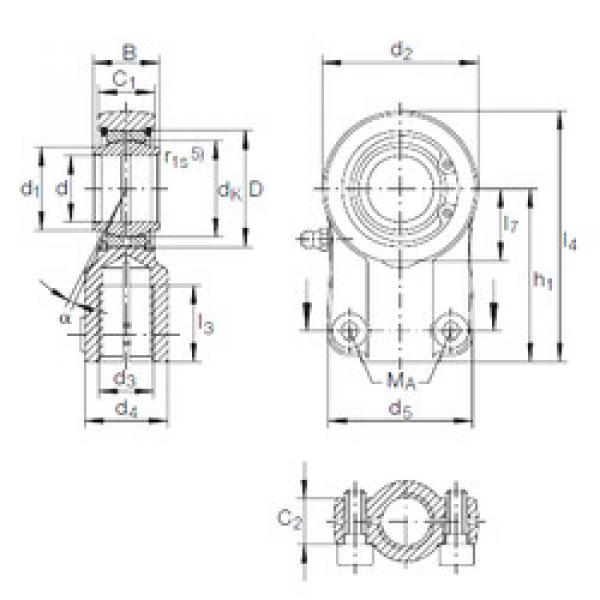 Bearing GIHN-K 40 LO INA #1 image