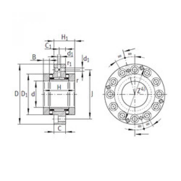 Bearing ZARF55145-TV INA #1 image