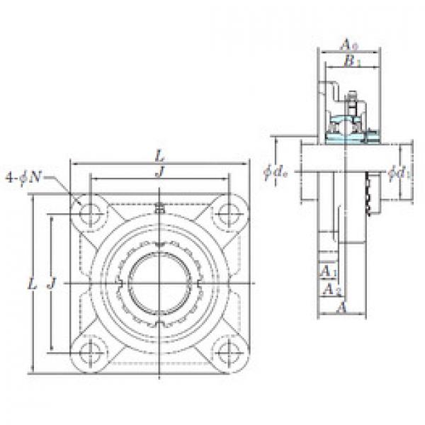 Bearing UKFX08 KOYO #1 image