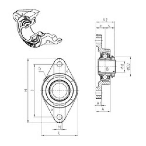 Bearing UKFLE207H SNR #1 image