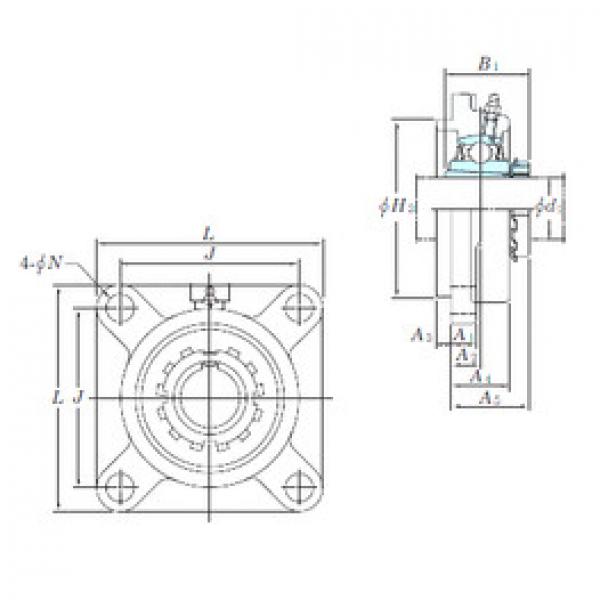 Bearing UKFS306 KOYO #1 image