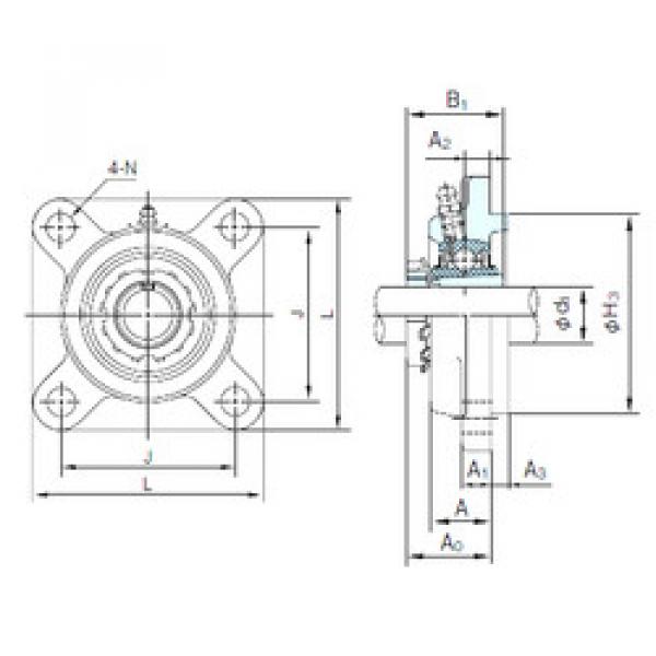 Bearing UKFS306+H2306 NACHI #1 image