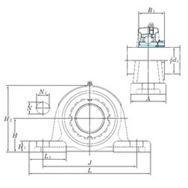 Bearing UKP208 KOYO #1 image