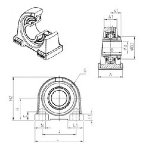 Bearing UKPA207H SNR #1 image