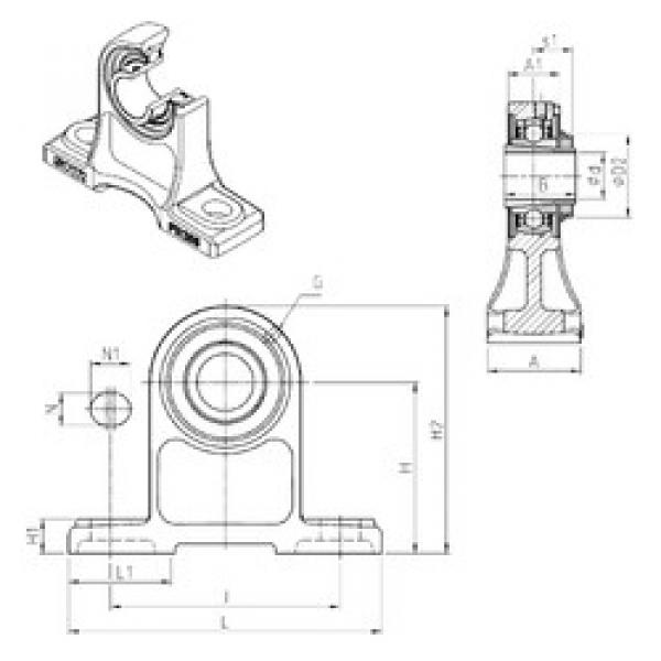 Bearing UKPH205H SNR #1 image