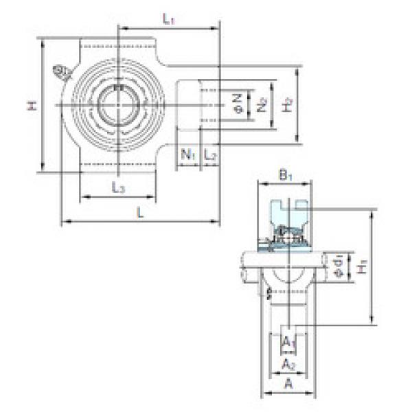 Bearing UKT205+H2305 NACHI #1 image