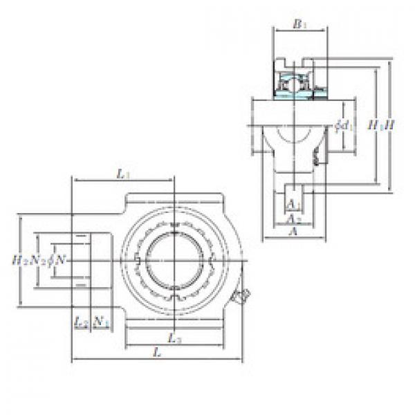 Bearing UKT206 KOYO #1 image