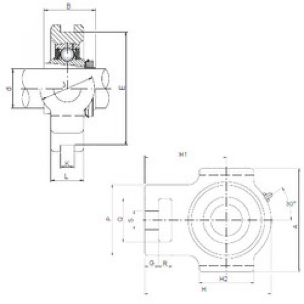 Bearing UKT207 CX #1 image