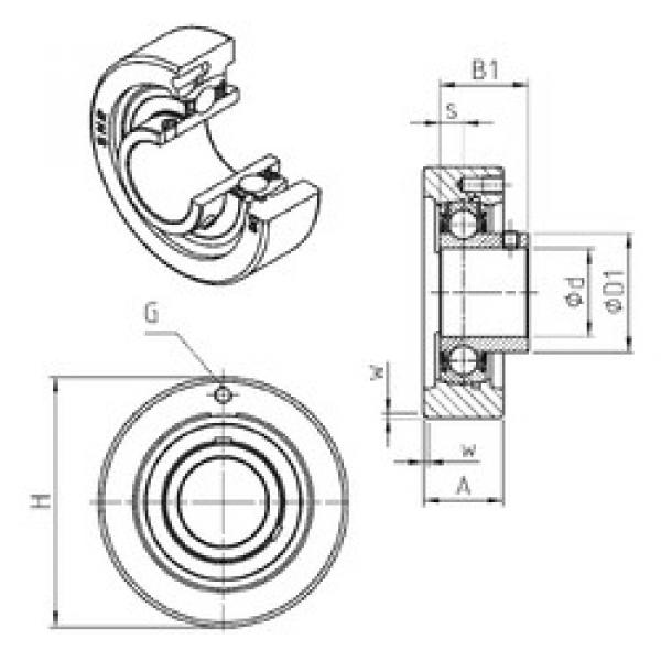 Bearing USC202 SNR #1 image