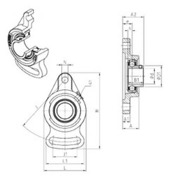 Bearing USFA206 SNR #1 image