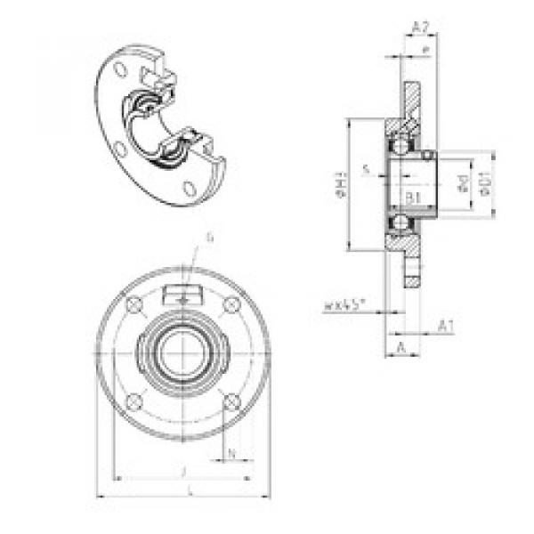 Bearing USFCE201 SNR #1 image