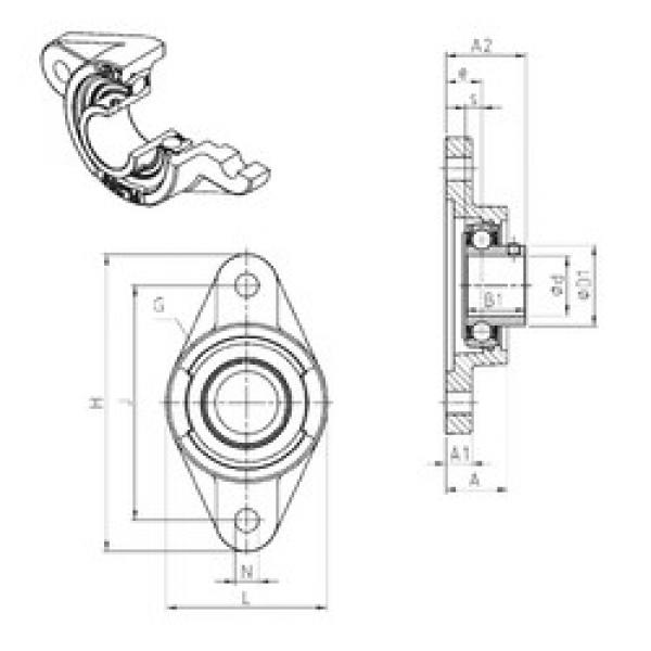 Bearing USFL203 SNR #1 image