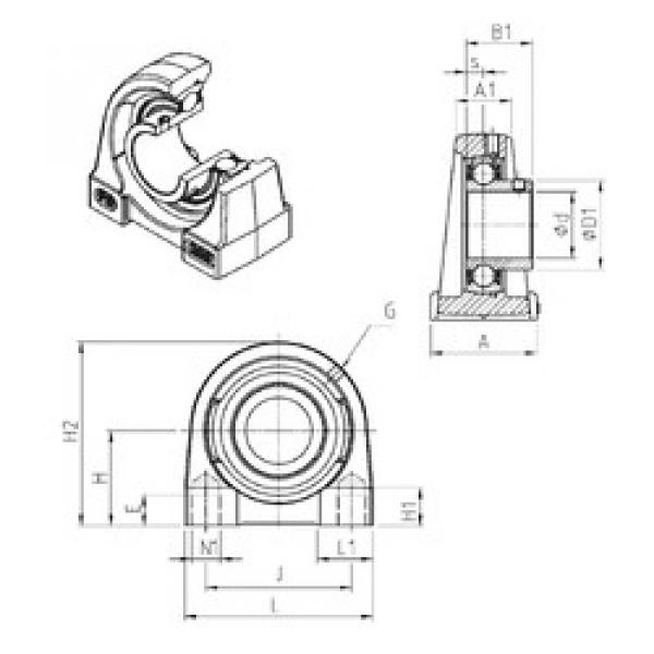 Bearing USPG205 SNR #1 image