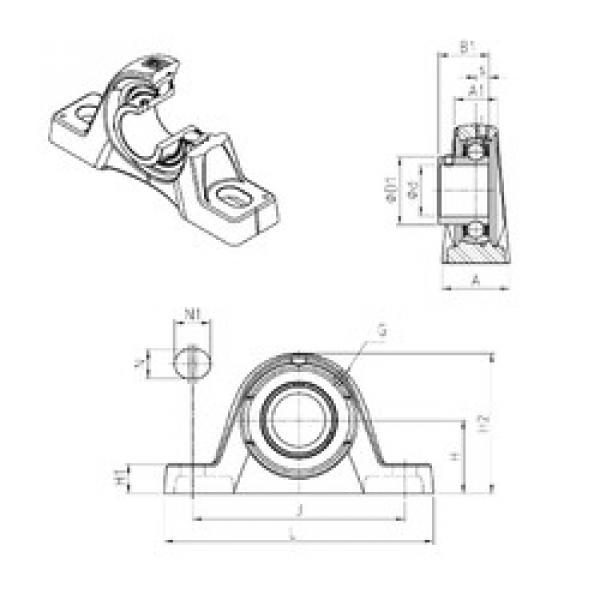 Bearing USPLE202 SNR #1 image