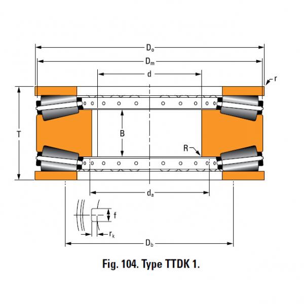 Bearing T10400 Thrust Race Single #1 image