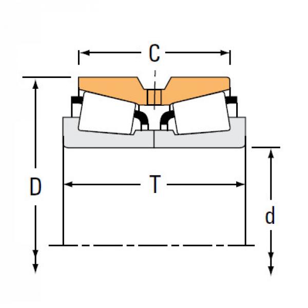 Bearing NA3780 3729D #2 image